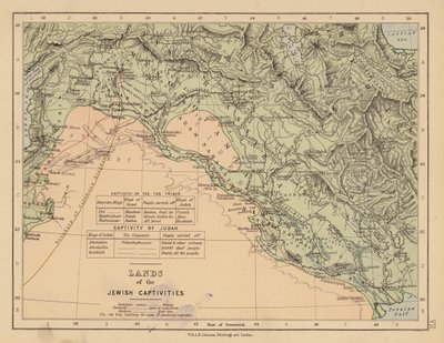 Lands of the Jewish Captivities by English School