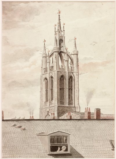 Lantern Spire of St Nicholas by English School