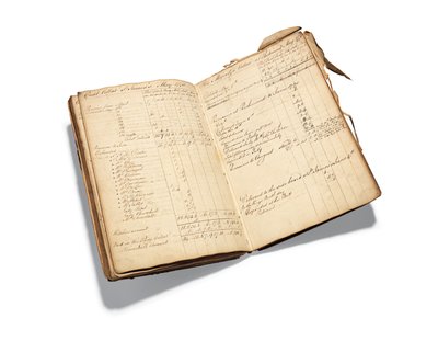 Ledger of court wine by English School