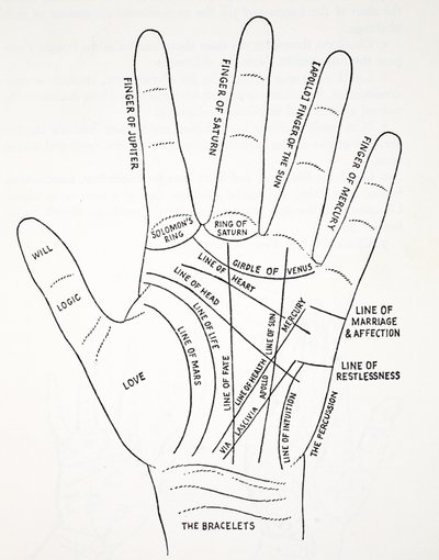 Lines of the Hand by English School