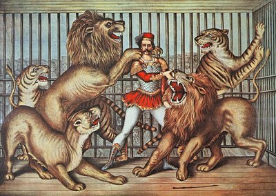 Lion Tamer, c.1880 by English School