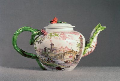 Longton Hall teapot, c.1755 by English School