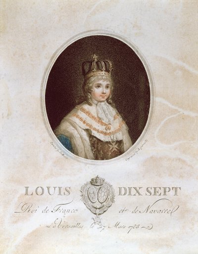 Louis XVII, c. 1793 by English School