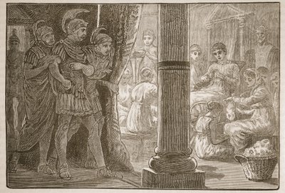 Lucretia among Her Maidens by English School