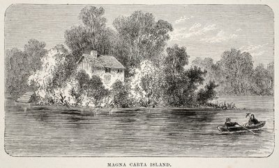 Magna Carta Island by English School