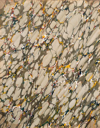 Marble Endpaper, 1950s by English School