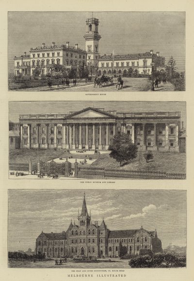 Melbourne Illustrated by English School