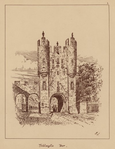 Micklegate Bar by English School