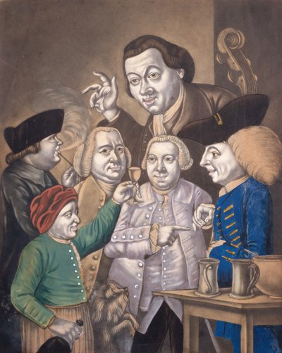 Mirth and Friendship, c.1770 by English School