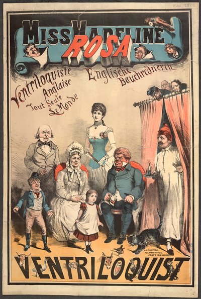 Miss Madeline Rosa, Ventriloquist by English School