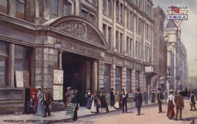 Moorgate Street Station, London by English School