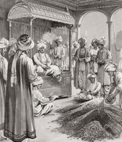 Muhammad bin Tughluq Issuing Token Currency by English School