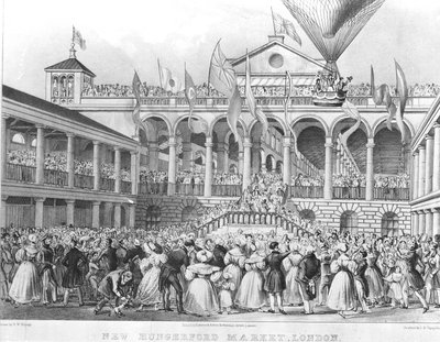 New Hungerford Market, 1833 by English School