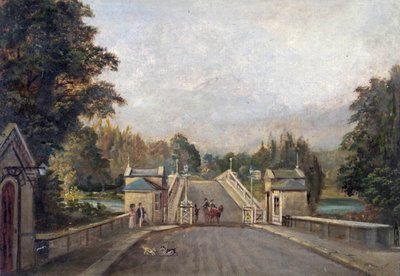 Old Richmond Bridge by English School