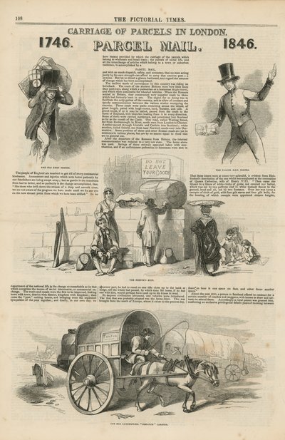 Page from The Pictorial Times by English School