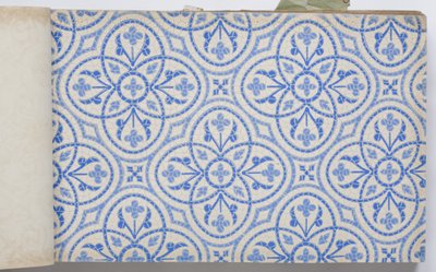 Page from a Wallpaper Sample Book by English School