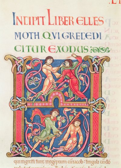 Page from the Winchester Bible by English School