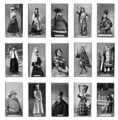 People of Europe, 1922 by English School