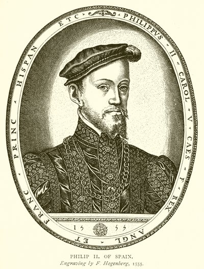 Philip II of Spain by English School