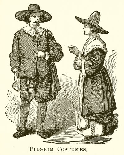 Pilgrim Costumes by English School