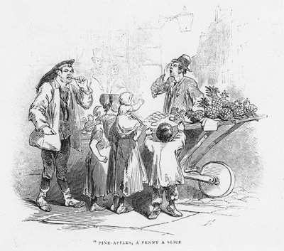 Pine-Apples, a Penny a Slice by English School