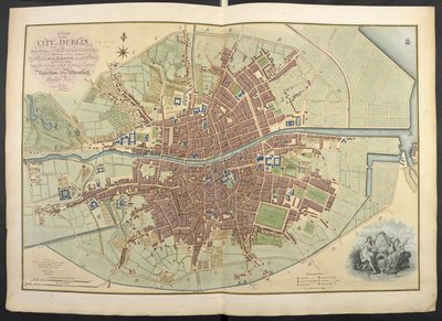 Plan of Dublin by English School