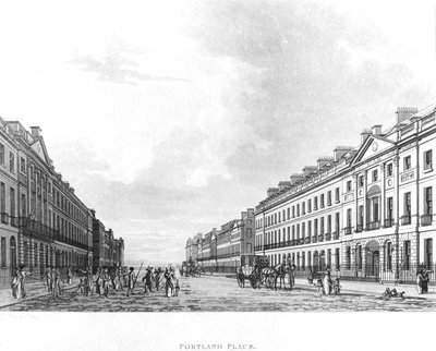 Portland Place, London, 1800 by English School