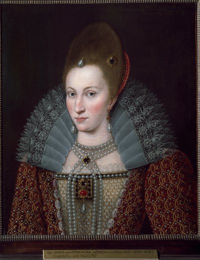 Portrait of Anne of Denmark by English School