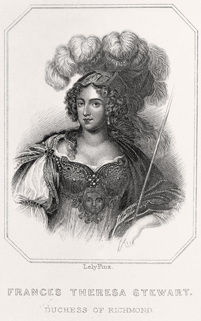 Portrait of Frances Theresa Stewart by English School