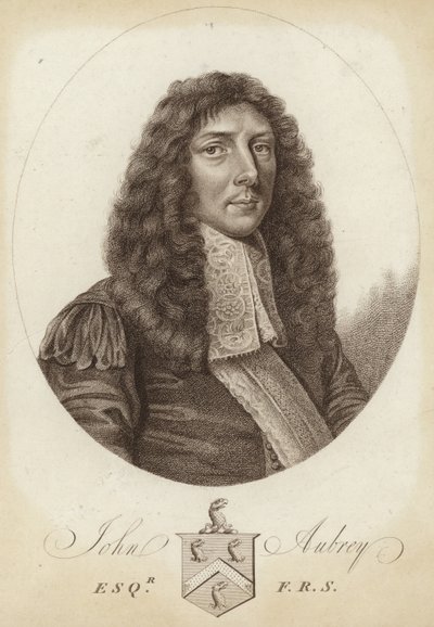 Portrait of John Aubrey by English School