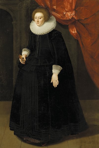 Portrait of Lady Harbord, c.1630 by English School