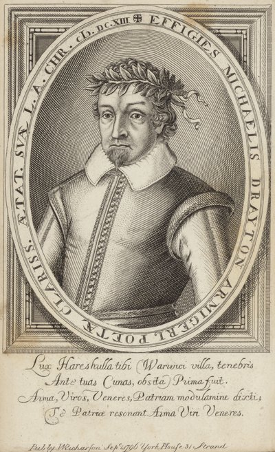 Portrait of Michael Drayton by English School