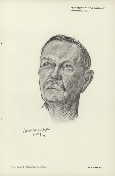 Portrait of Sir Arthur Conan Doyle by English School