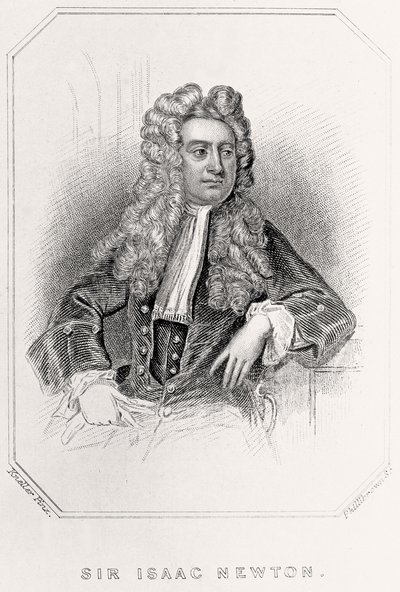 Portrait of Sir Isaac Newton by English School