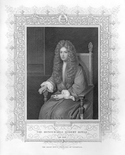 Portrait of The Honourable Robert Boyle by English School