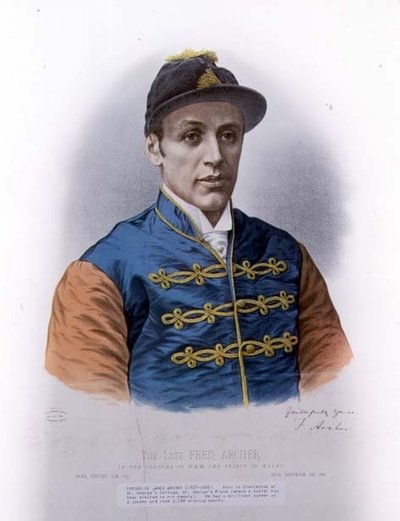 Portrait of Fred Archer by English School