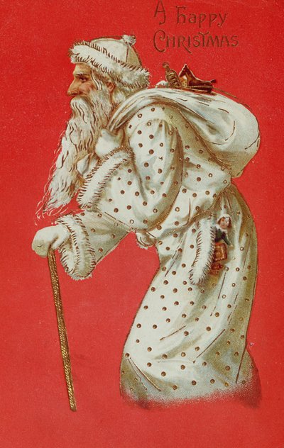 Postcard depicting Father Christmas, c.1900 by English School