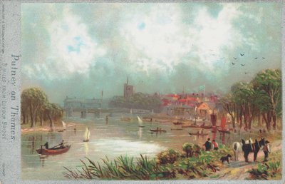 Putney on the River Thames by English School