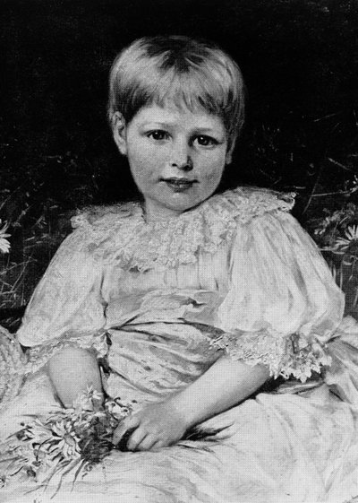 Radclyffe Hall aged 5 by English School