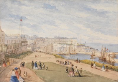 Ramsgate, West Cliff, 1857 by English School