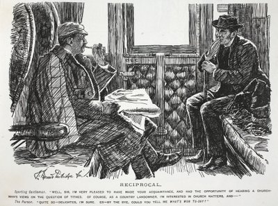 Reciprocal, Illustration from Punch by English School