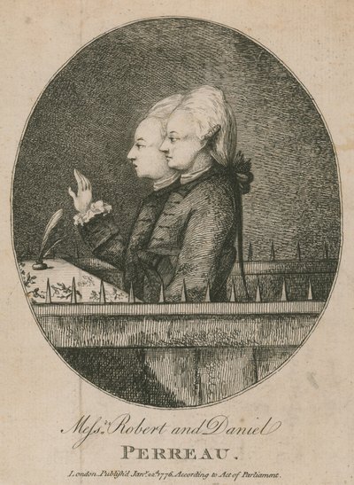 Robert and Daniel Perreau by English School