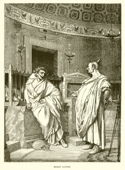 Roman Augurs by English School