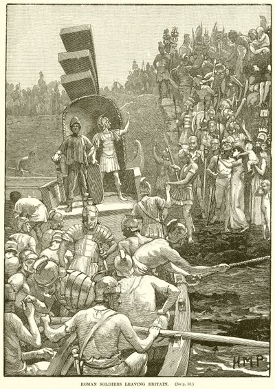 Roman Soldiers Leaving Britain by English School