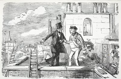Rooftops, Illustration from Punch by English School