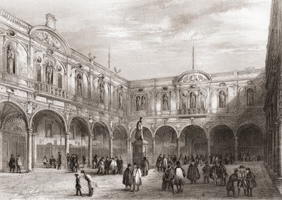 Royal Exchange, London, England by English School