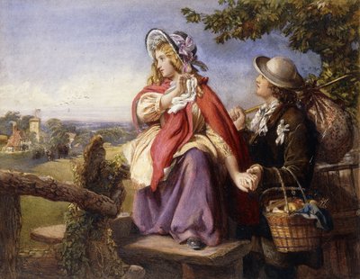Rustic Lovers Crossing a Style by English School