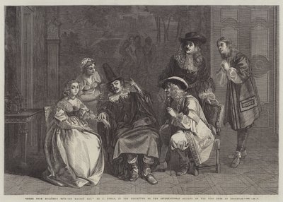 Scene from Moliere