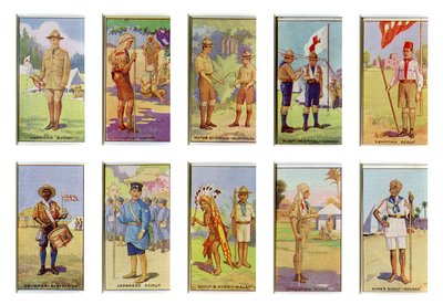 Scouts from around the World, 1923 by English School