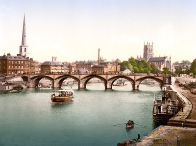 Severn Bridge, Worcester by English School
